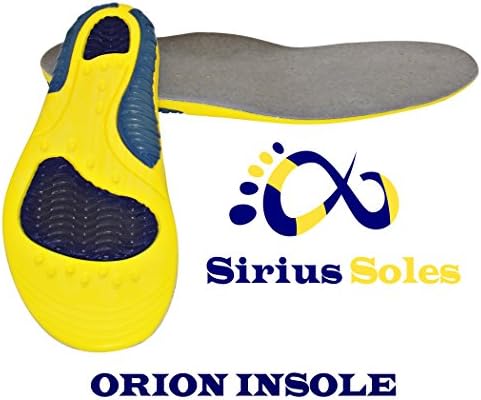 Orion Insole by SiriusSoles Ergonomic Athletic Cushion Insole for ALL DAY Comfort