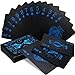 Joyoldelf Waterproof Poker Playing Cards with Wolf Pattern, Plastic PVC Cool Cards with Gift Box, Great for Magic, Cardistry and Party