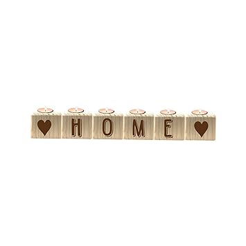 Buy Yaya Cafetm Diwali Gifts Engraved Home Heart Wooden Tealight