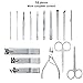 Manicure Set Professional Nail Clippers Kit Pedicure Care Tools-Stainless Steel Women Grooming Kit 16Pcs With Pink PU Leather Case for Travel or Home
