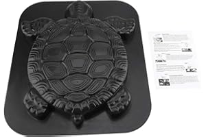 Turtle Stepping Stone Mold for Garden, Lawn Path Paver Walk, Concrete Reusable Molds