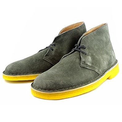 clarks boots yellow