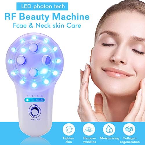 RF Radio Frequency Facial Machine EMS Skin Care Device for Anti-Aging Face Lifting Tighten Wrinkle Removal