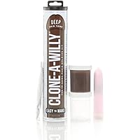Clone-a-willy kit - brown skin vibrating