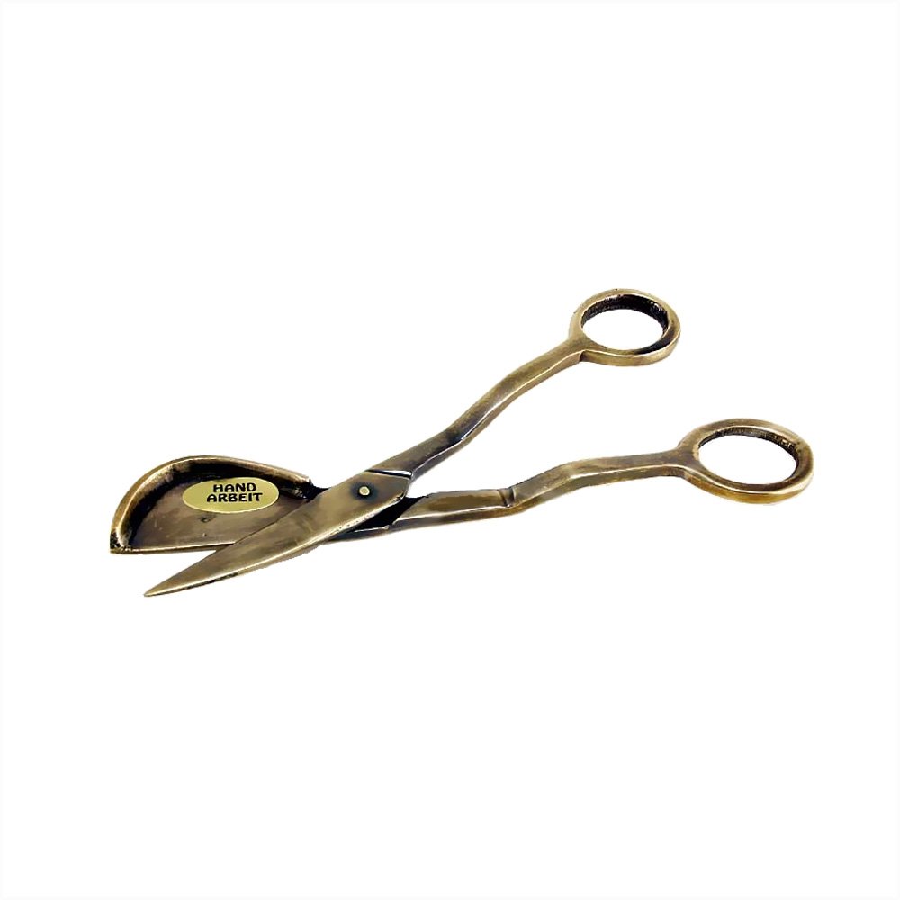 NKlaus Wick Scissors Antique Wick Snuffer Candle Scissors Light Cleaning Scissors Length 15cm 2696