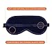 Sleeping Mask Cat Adjustable Blindfold - Eye Mask Cotton Eyeshade - Men Women and Kids - Comfortable Natural Eye Cover - Travel Nap Shift Work REM
