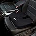 Aylio Coccyx Seat Cushion | Back Support, Tailbone Relief, Washable Cover (Black)