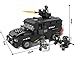 Cille Police Swat Explosion-proof Vehicles Building Blocks Construction Set 423 Pieces