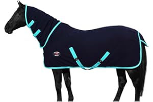 CHALLENGER 74" Horse Sheet Polar Fleece Cooler Exercise Blanket Wicks Moisture 4384