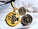 Bitcoin Keychain Collectors Set (3 Pack) .999 Fine Gold Bitcoin Commemorative Collectors Coins - Heavy Plated 1oz Gold - Crafted Polished Mirror Finish - Includes Gold, Silver, and Bronze