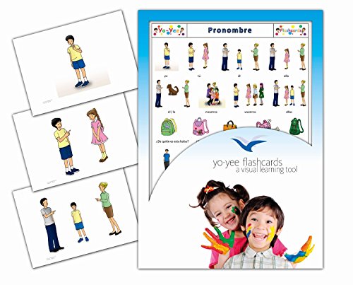 Tarjetas de vocabulario - Pronombre - Pronouns Flashcards in Spanish