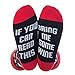 ADEAVE Wine Gifts for Women - Christmas Gifts for Mom, Her, Stocking Stuffers - Gift Ready Packaging - Funny Women Gifts If You Can Read This Socks Bring Me Some Wine Socks, Wine Coaster