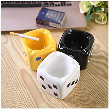 YHGWANG Dice Ashtray Smoking Holder Mini Decorative Home Ashtray Simple Modern Ashtray