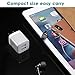 LOOGGO USB Wall Charger, Universal Dual USB 2.1AMP Wall Charger Plug Power Adapter Charger Block Cube for iPhone X/8/7/6 Plus, iPad, Samsung Galaxy S5/S6/S7 Edge, LG, ZTE, Motorola (Grey) 3-Pack