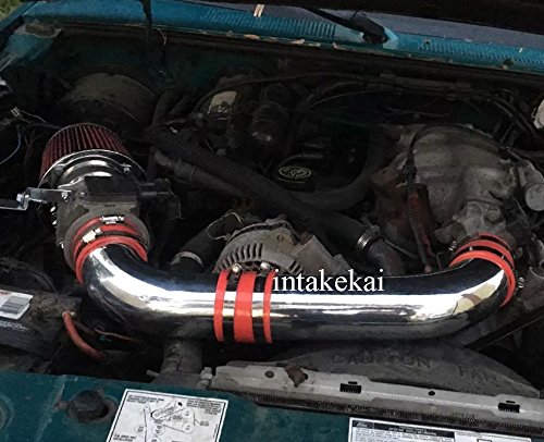 Performance Air Intake for 91-94 Ford Ranger , Explorer 4.0 4.0L V6 Engine (RED)