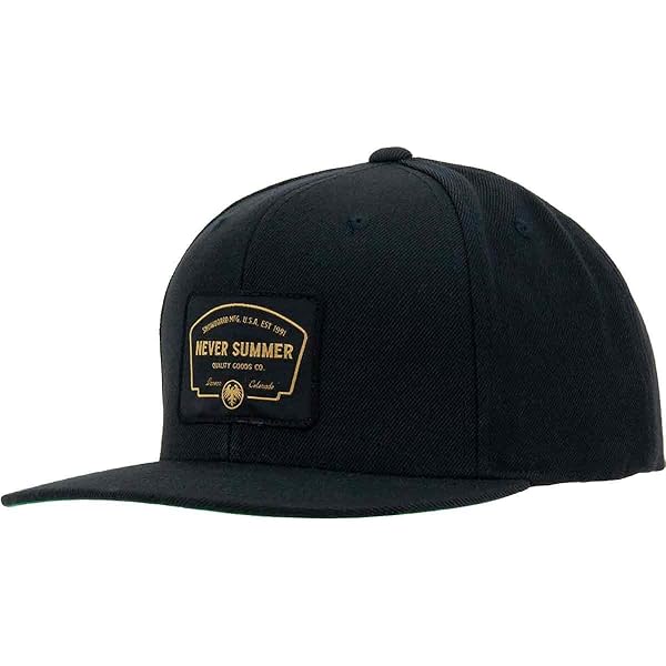 Never Summer Square Patch 2-Tone Snapback Hat (Camo) at
