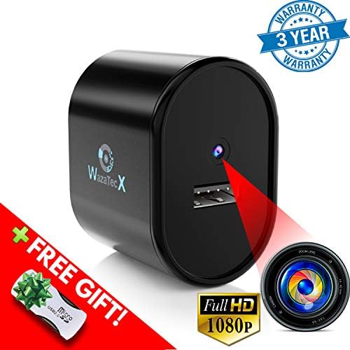 Spy Camera Phone Charger | Hidden Camera | USB Charger Camera | Hidden Cam | Hidden Spy Camera | Hidden Nanny Cam | Hidden Mini Spy Cam | 1080p Cop Cam | Surveillance Camera Full HD | No Wi-Fi Needed