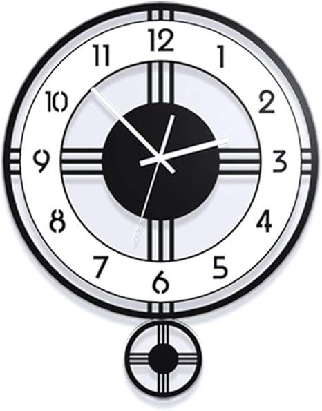 Amazon Co Jp Lwbukk 卓上壁掛け時計 リビングルーム 創造的な時計 大気中のクォーツ時計 現代のアーティストのテーブル 丸い壁掛け 時計 環境保護アクリル素材 安全なホルムアルデヒドフリー 壁時計 Size 30 36cm ホーム キッチン