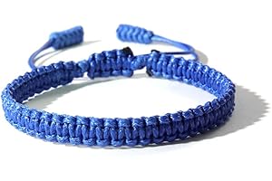 QRH Simple Handmade Knitted String Bracelets Adjustable Braided Rope Bracelets Anklet Kabbalah Protection Waterproof Summer Beach All-matching Surfer Bracelets Anklet Lucky Jewelry