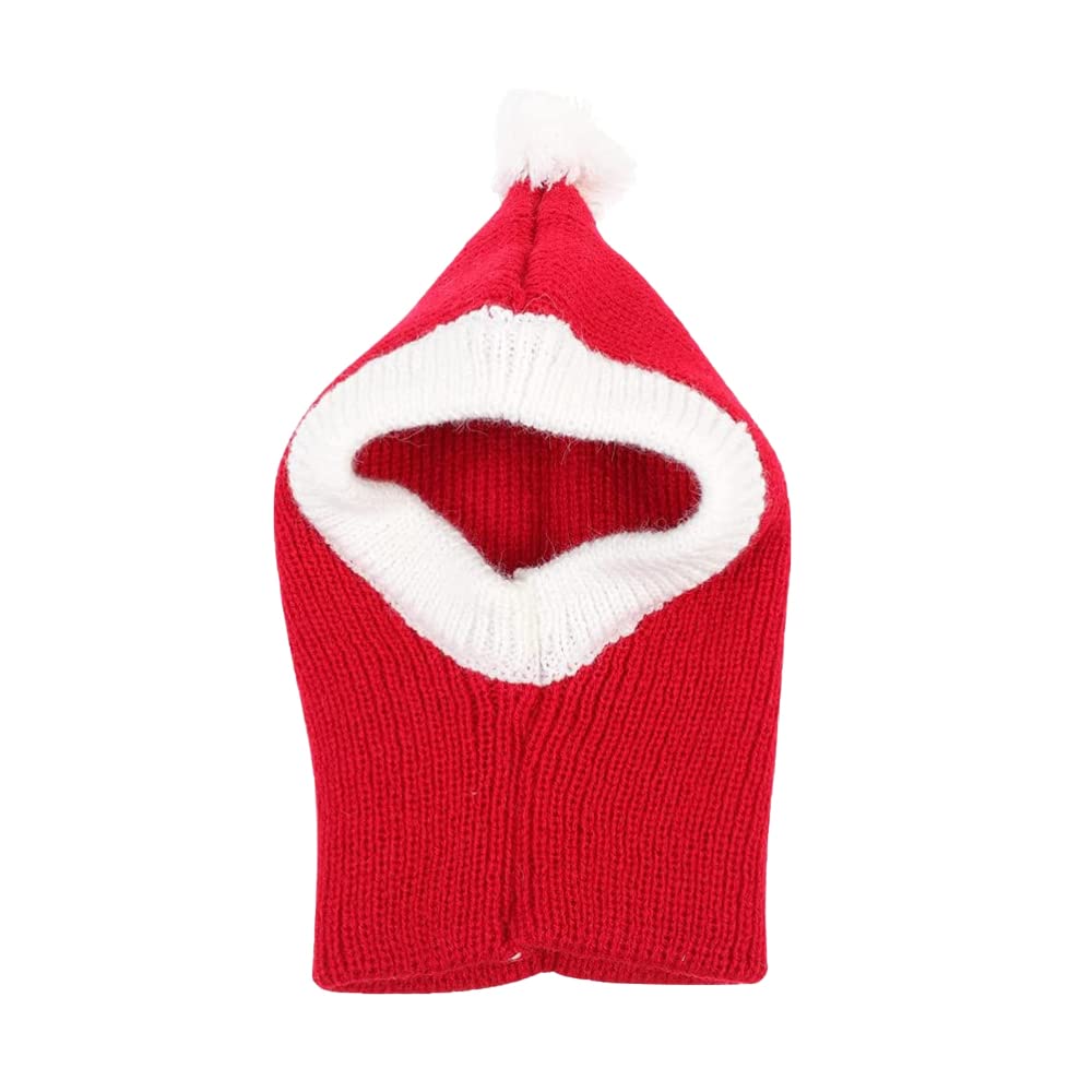 Dog Snood Knitted Dog Neck and Ear Warmer Comfortable Pet Hat for Small Pets Cats Dogs (S)