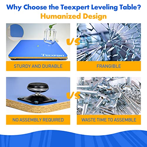 Teexpert Resin Leveling Table for Epoxy Resin, 16''x 12'' Adjustable