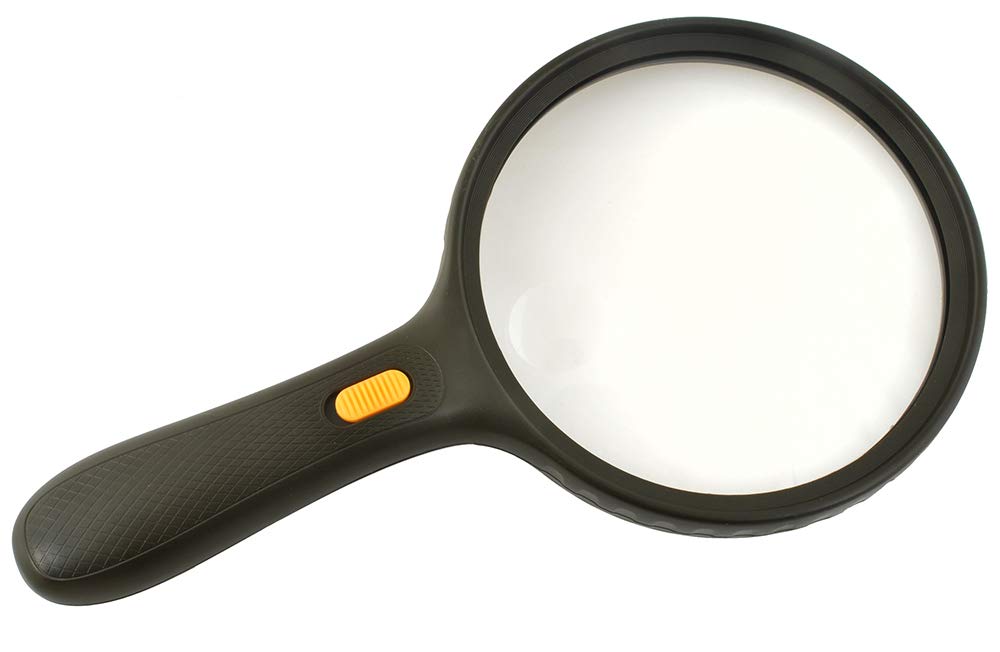 Magnifying Glass Reading Magnifier 3X LED Light for Seniors 5X Magnification Lightweight'