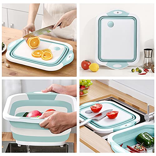 Collapsible Cutting Board, HI NINGER Foldable Chopping Board