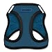 Voyager Step-In Air Dog Harness - All Weather Mesh, Reflective, No Pull Harness for Small, Medium Dogs, Cats - Secure with Hook & Loop Fastener, Buckle, Double D-Rings - Blue/Black Trim, XL