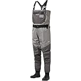 BASSDASH FW08 Men’s Breathable Waders Waterproof Fly Fishing Chest Fishing