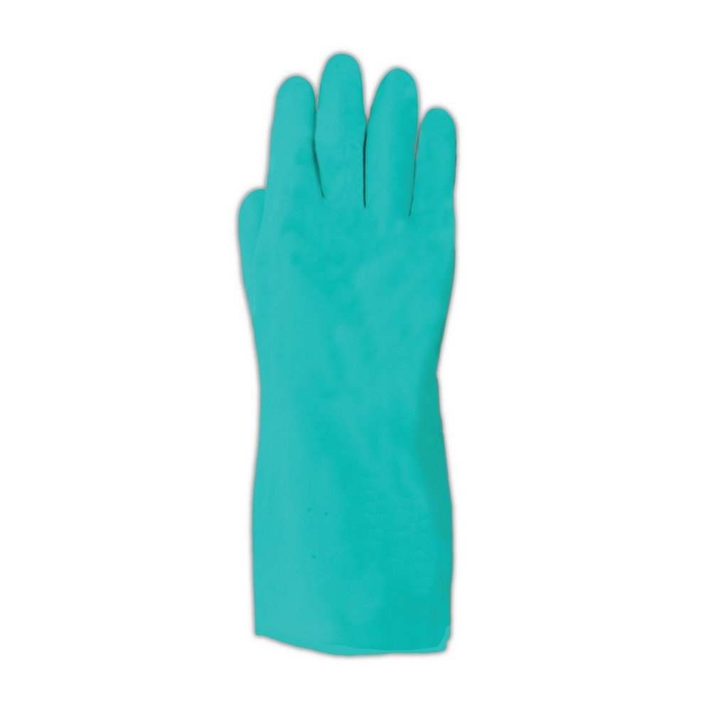 SHOWA 730 Nitrile Cotton Flock-lined Chemical Resistant Glove, Large (Pack of 12 Pairs): Chemical Resistant Safety Gloves: Industrial & Scientific