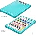 Tribe RN Nursing Clipboard with Storage - Medical Clipboard Nursing Essentials for Nurses and Nursing Students School Supplies with Quick Access Reference Guide (Mint)