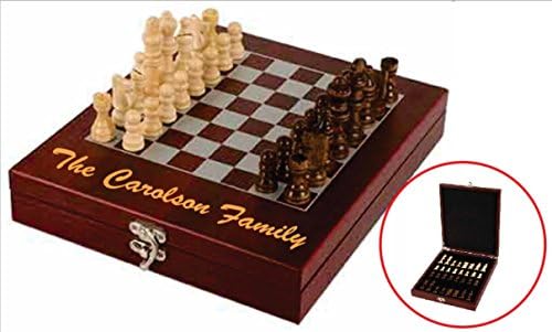 AlphaNumeric Engravers Custom Engraved Chess Set Personalized