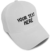 Speedy Pros Custom Hat, Personalized Embroidered Baseball Cap for Men Women | 100% acrylic, adjustable strap closure. Add your custom text embroidery &ndash; a personalized gift for men and women, one size.
