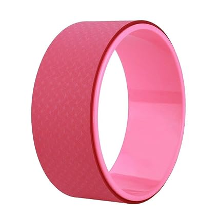 Amazon.com: Kabalo - Rueda de yoga rosa para ejercicio ...