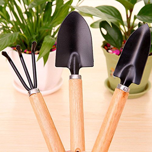 COOLTOP Plant Tools Sets Kids Toy, 3pcs Gardening Shovel Household Digging Lawn Trowel Shovel Hand Tool (style 1)