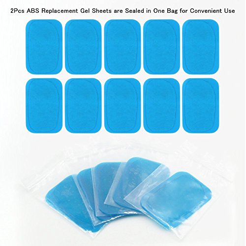 Gel Sheets 10 Piece EMS Get Pads EMS Muscle Stimulator Replacement Pads