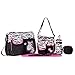 Soho Collection, Zebra Diaper Bag 5 Pieces Set