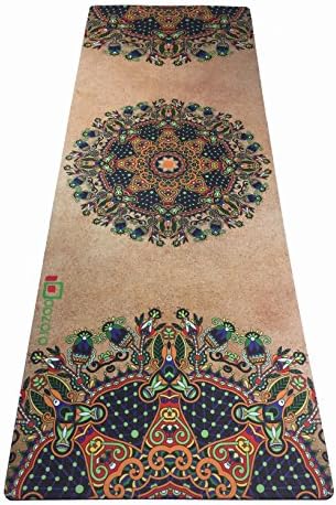 Aozora Combo Yoga Mat. Luxurious, Non-Slip, Grips More with Sweat. Ideal for Bikram, Hot Yoga, Ashtanga, Pilates, or Sweaty Practice. Foldable, Reversible, Eco-Friendly.