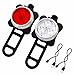 SOKLIT USB Rechargeable Bike Light Front and Rear Waterproof IPX4 Super Bright Bicycle LED Light Set 120 Lumen with 650mah Lithium Battery, 4 Light Mode Options, Including 2 USB cables and 6 Strap