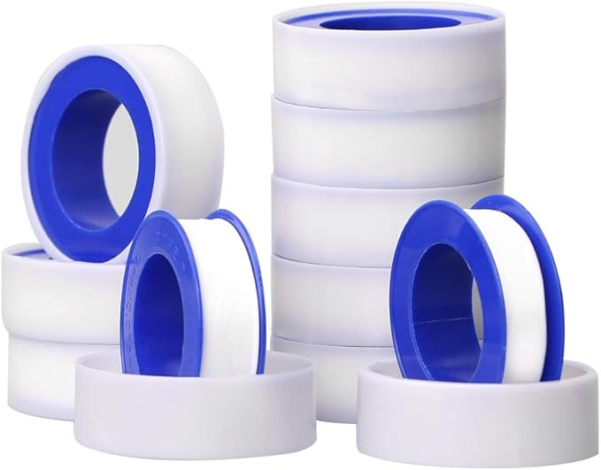 10 Rolls Thread Plumbers Tape PTFE Thread Sealling Tape, Sealant Teflon