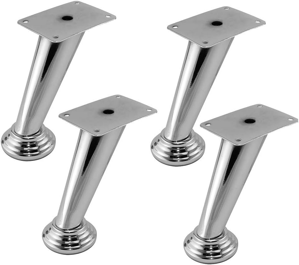 4 PCS Furniture Legs Tapered Sofa Leg Metal Tilting Hardware Support