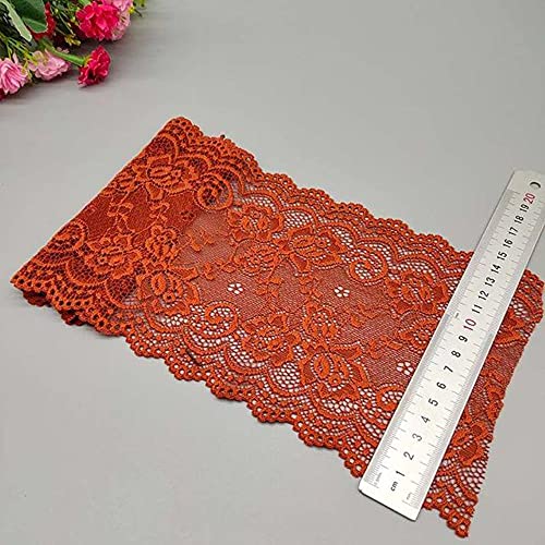Modis 1Yard Fleur Motif 15CM Large élastique Dentelle Tissu Ruban Dentelle Garniture Ruban Bricolage Artisanat Tissu Largeur Tissus Extensible