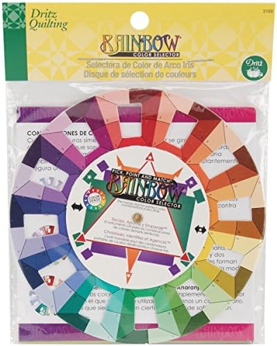 Dritz Quilting 3169 Rainbow Color Wheel Selector 3 PACK