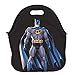 Waterproof Women Men Kids Thermal Insulated Neoprene Lunch Bag Tote for School Work Outdoor , Comics Superhero Batman Pattern