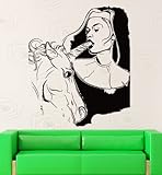 Wall Stickers Vinyl Decal Sexy Decor Girl Teen With Unicorn Sexiest Decor Ever (z2212i)