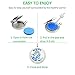 Lademayh Essential Oil Diffuser Necklace Aromatherapy Pendant Globe Pattern Jewelry, 30mm Stainless Steel Locket Perfume Necklace with 24