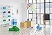 LEGO Storage Brick 8 - studs GREEN - Stackable Plastic Storage Box with Lid for Kids and Adults, Ideal Desk Organizer and Toy Box - 12.1L Capacity