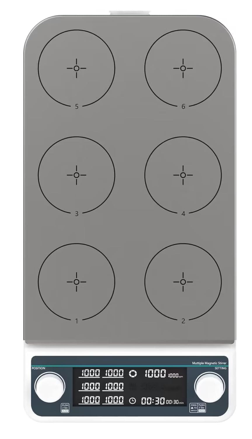 QIUSUO Multi-Position Hot Plate Magnetic Stirrer