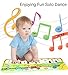 CTOY Piano Mat Toy Gift for 1 to 3 Year Old Boy&Girls,35in Early Educational Musical Instruments Toys (Yellow)