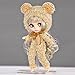 Jili Online 1/6 Lovely Bear Clothes Outfit with Hat Doll Dress for 12'' Blythe Doll Dress Up Clothes Accessories Kids